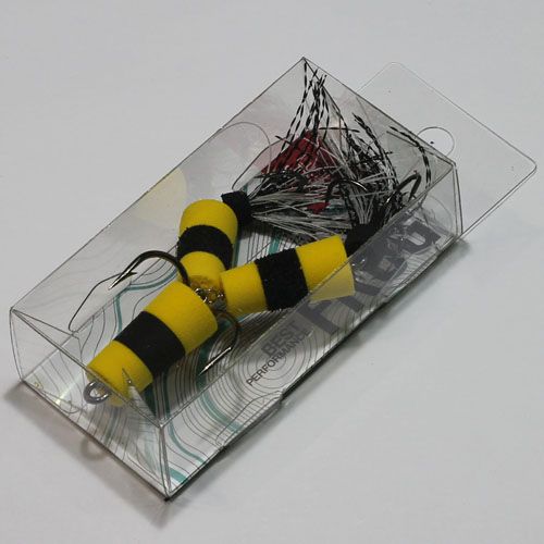 Приманка джиговая LJ FROG жел./чер./жел. в блистере