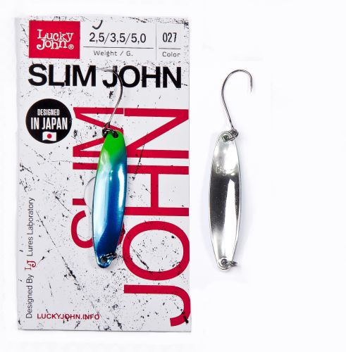 Блесна колеб. Lucky John SLIM JOHN длин.48мм/05.0г 027