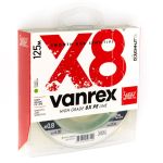 Леска плетёная Lucky John Vanrex х8 BRAID Fluo Green 125/014