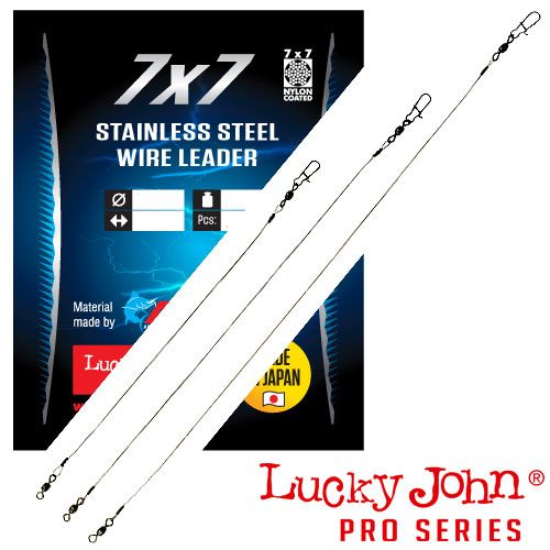 Поводки стал. LJ Pro Series SSW AFW оснащ. вертл. и застеж. 09.12.18кг/20-25-30см/7х7 набор
