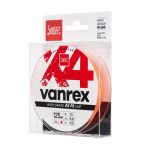 Леска плетёная Lucky John Vanrex х4 BRAID Fluo Orange 125/008