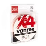 Леска плетёная Lucky John Vanrex х4 BRAID Fluo Orange 125/012