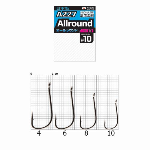 Крючки Cobra Pro AIIROUND сер.A227 разм.006 7шт.