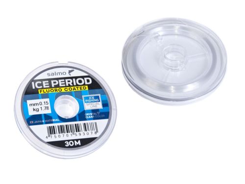 Леска монофильная зимняя Salmo ICE PERIOD FLUORO COATED 030/015