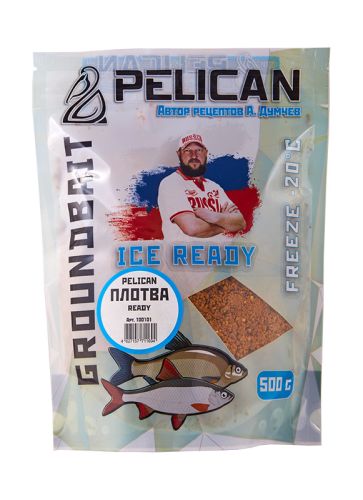 Прикормка зим. готовая Pelican ПЛОТВА 0,5кг