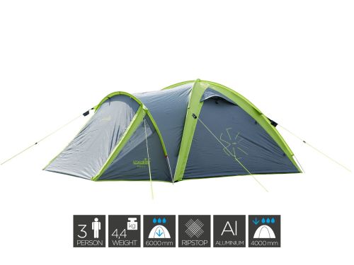 Палатка алюминиевые дуги 3-х местная Norfin CARP 2+1 ALU NF