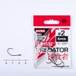 Крючки Lucky John PREDATOR сер. LJH532 разм.002 6шт.