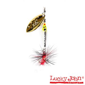 Блесна вращающаяся Lucky John TRIAN BLADE LONG 09.0г 004