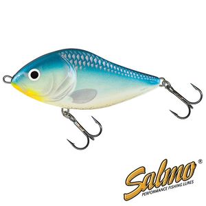 Воблер плавающий джеркбейт Salmo SLIDER F 10/BBH
