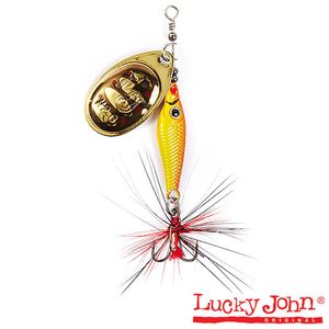 Блесна вращающаяся Lucky John TRIAN BLADE ROUND 06.0г 001