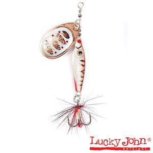 Блесна вращающаяся Lucky John TRIAN BLADE ROUND 06.0г 007