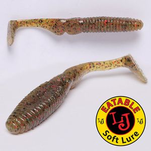 Виброхвосты съедобные искусственные LJ Pro Series MISTER GREEDY 09.90/PA03 5шт.