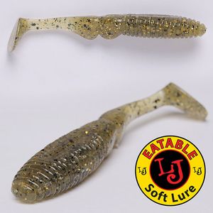 Виброхвосты съедобные искусственные LJ Pro Series MISTER GREEDY 09.90/S01 5шт.