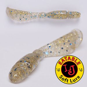 Виброхвосты съедобные искусственные LJ Pro Series TIG TAIL 07.10/CA35 7шт.