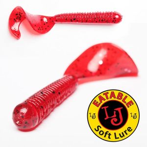 Твистеры съедобные искусственные LJ Pro Series CHUNK TAIL 07.50/PA06 7шт.