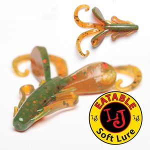 Твистеры съедобные искусственные LJ Pro Series HOGY HOG 05.30/PA16 8шт.