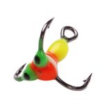 Крючок-тройник для приманок Lucky John SCANDI с каплей цвет. разм.010/YR Salmo