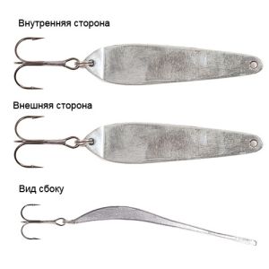 Блесна вертикальная зимняя Salmo LJ Model B 350 c тр.Kamasan S
