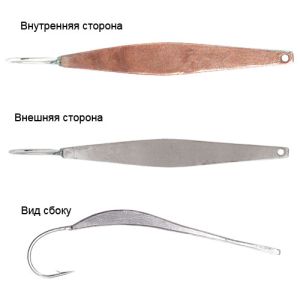 Блесна вертикальная зимняя Salmo LJ Model M 240 c впаян.кр.Kamasan CS
