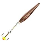 Блесна вертикальная зимняя Lucky John S-2-Z с цеп. и тр. 04.0г C   Salmo