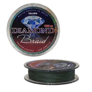 Леска плет. Salmo Diamond BRAID Green 100/020