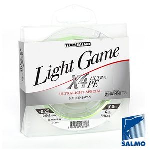 Леска плетеная Team Salmo LIGHT GAME Fine Green X4 100/0042