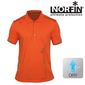 Рубашка поло Norfin ORANGE 02 р.M