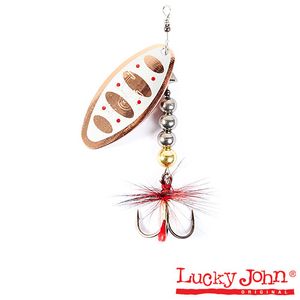 Блесна вращающаяся Lucky John SHELT BLADE Tungsten Body 04 20.0г 007