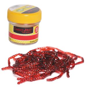 Насадки искусственные съедобные LJ Pro Series EXTRA BLOOD WORM XL мотыль 160шт.