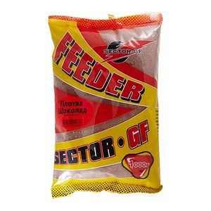 Прикормка GF Sector ФИДЕР ПЛОТВА Шоколад 1.000кг