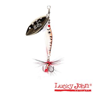 Блесна вращающаяся Lucky John TRIAN BLADE LONG 06.0г 007