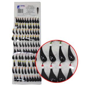 Мормышки свинцовые УРАЛКА №5 с бисер. набор