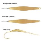 Блесна вертикальная зимняя Salmo LJ Model M 265 c впаян.кр.Kamasan G