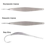Блесна вертикальная зимняя Salmo LJ Model M 265 c впаян.кр.Kamasan S