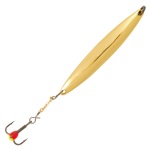 Блесна вертикальная зимняя Lucky John Nail Blade с цепочкой и тройником, 45мм, G