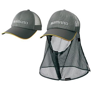 Кепка  Shimano Mos-Shield CA-001K Цв. Серебро р-р. KING (61 см)