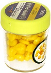 Силиконовая приманка Kosadaka Кукуруза тонущ., желтый, запах сыра (банка 18г)