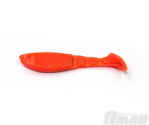Виброхвост YAMAN Light-Flake, р.2,5 inch, цвет # 03 - Carrot gold flake (уп. 6 шт.)