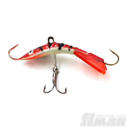 Балансир \"ЯМАН\" Попугай Fluo, размер 4 см, вес 8 гр., цв. 29, на блистере