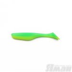 Виброхвост YAMAN Greedy Shad, р.5,5 inch, цвет #30 - Lime Chartreuse (уп. 4 шт.)
