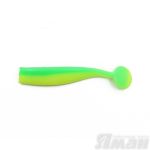 Виброхвост YAMAN Spry Minnow, р.4 inch цвет #30 - Lime Chartreuse (уп. 5 шт.)