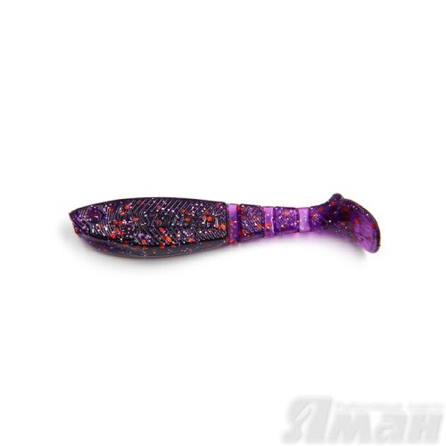 Виброхвост YAMAN Light-Flake, р.4 inch, цвет # 08 - Violet (уп. 4 шт.)