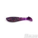 Виброхвост YAMAN Light-Flake, р.4 inch, цвет # 08 - Violet (уп. 4 шт.)