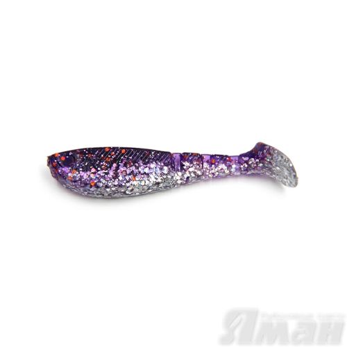 Виброхвост YAMAN Light-Flake, р.4 inch, цвет # 19 - Silver Violet (уп. 4 шт.)