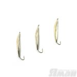 Блесна вертикальная "ЯМАН" Идеальная, размер 37 мм, вес 4,5 г, цвет никель (уп. 3 шт.)