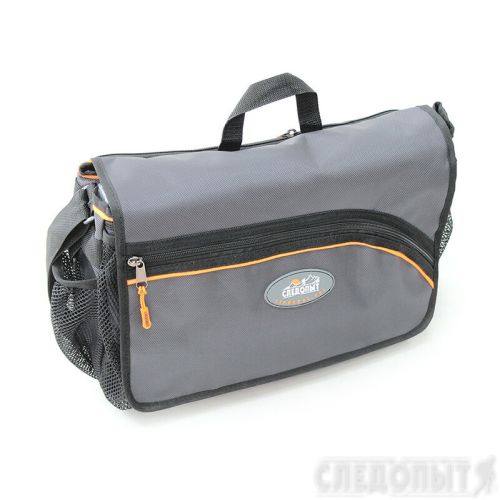 Сумка рыболовная \"СЛЕДОПЫТ\" Street Fishing Bag, 30х38х16 см, цв. серый + 3 коробки (2 Luno 20/1 Luno