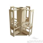 Стойка для удилищ Namazu поворотная, под 40 шт., 730х730х800 мм, покрытая лаком/2/