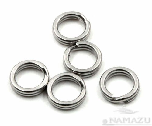 Заводное кольцо Namazu RING-A, цв. Cr, р. 2 ( d=10,3 mm), test-35 кг (уп.10 шт)/2000/1500/1000/