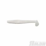 Виброхвост YAMAN Flatter Shad, р.3 inch, цвет #01 - White (уп. 6 шт.)