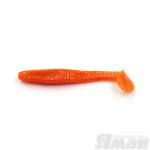 Виброхвост YAMAN Flatter Shad, р.3 inch, цвет #03 - Carrot gold flake (уп. 6 шт.)